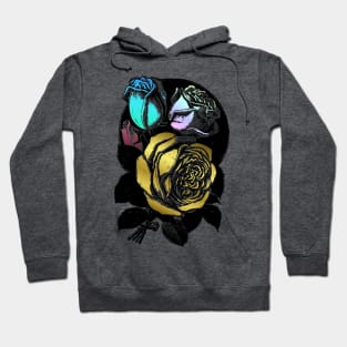 Colourful Roses Hoodie